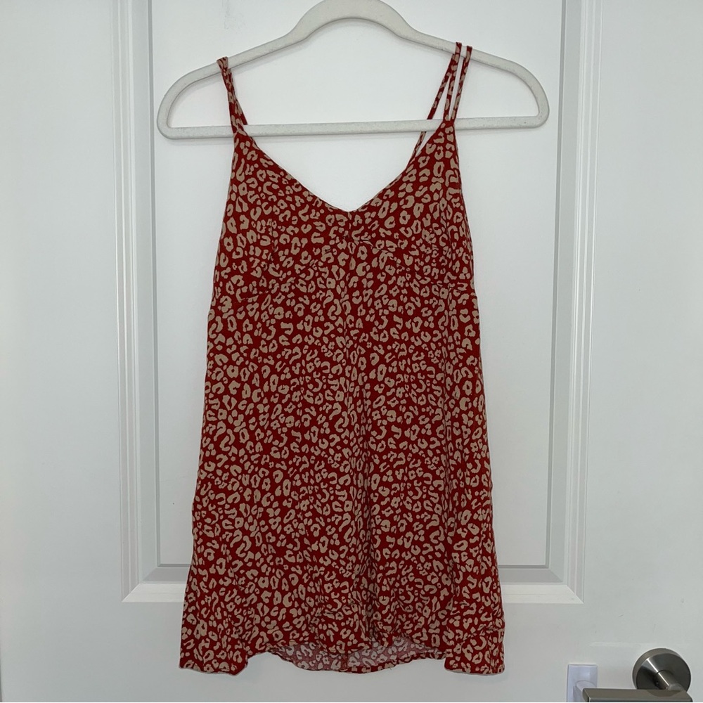 Kendall & Kylie Red Leopard Print Mini Dress - Picture 2 of 5
